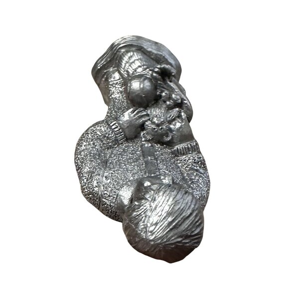 Vintage Pewter Figurine Child With Stocking Michael A Ricker Special Edition 199 - Picture 6 of 6